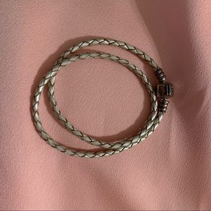 PANDORA Double Wrap Braided Bracelet